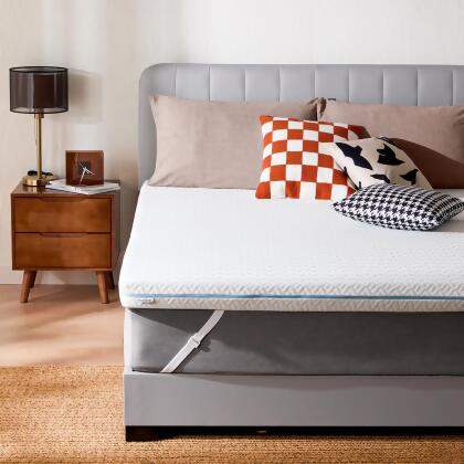 Dreamsmith 3 Inch Memory Foam Mattress Topper Full DSMTF3 - White - Open Box 