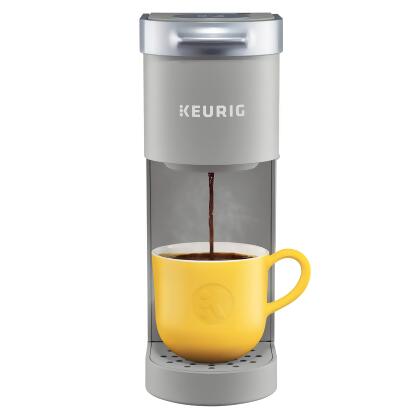 KEURIG K-MINI SINGLE SERVE K-CUP POD COFFEE MAKER, ULTRA-SLEEK DESIGN - GRAY - Open Box 