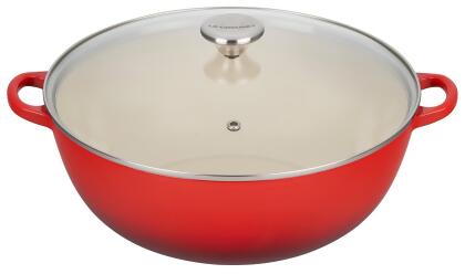 LE CREUSET ENAMELED CAST IRON CHEF'S OVEN WITH GLASS LID, 7.5 QT L2574G-3267 