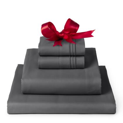 Mellanni Queen Sheets Set - 4 PC Iconic Collection Bedding - Hotel Luxury Gray - Open Box 