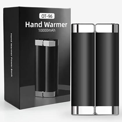 ASYOURZ HAND WARMERS RECHARGEABLE 2 PACKS 5000MAH OT-96 - BLACK - Open Box 