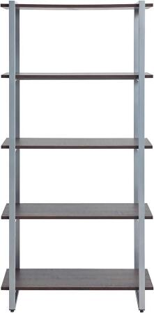 Realspace Trezza 60"H 4-Shelf Bookcase 4108440 - Warm Walnut - Open Box alternate image