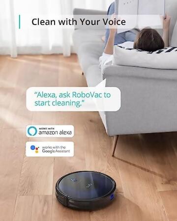 Eufy by Anker BoostIQ RoboVac 15C MAX Wi-Fi Robot Vacuum Thin T2128 - BLACK - Open Box alternate image