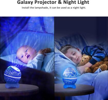Rossetta Star Galaxy Projector 1.0 for Bedroom, White Noise Bluetooth Speaker - Open Box alternate image