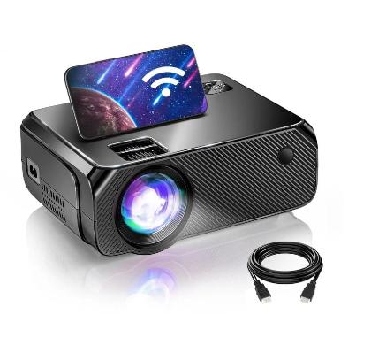 Bomaker Home Theater Projector Native Resolution: 1280*720 GC35 - GRAY - Open Box alternate image