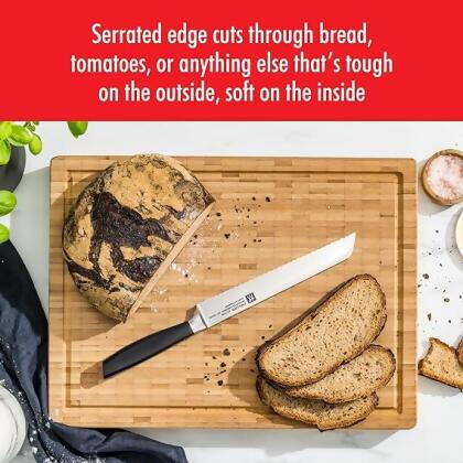 Zwilling All Star 8" Bread Knife Cake Knife Razor-Sharp - Rose Gold End Cap - Open Box alternate image