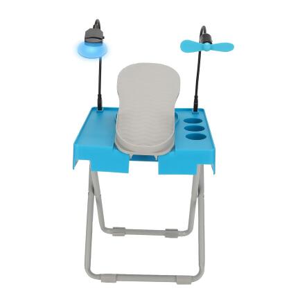 Salon Step The Beauty Footrest for Easy At-Home Pedicures Treat Your Feet - Blue - Open Box alternate image