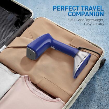 NTAYDZSW Steamer for Clothes, 1800W Powerful Steam LCGT-1202 - BLUE - Open Box alternate image