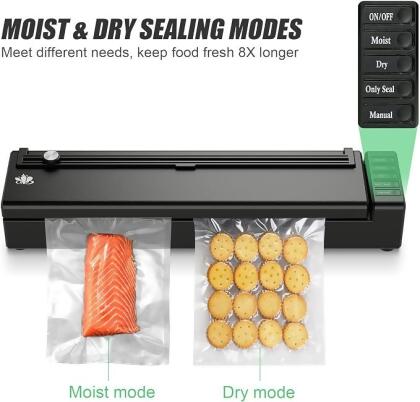 Etunsia Cordless Rechargeable Vacuum Sealer Machine Food Storage and Sous Vide - Open Box alternate image