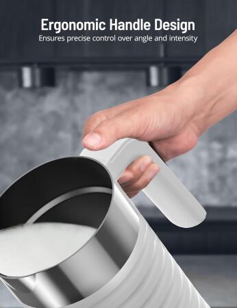 Paris Rhône 4-in-1 Milk Frother w/Stand, Steamer Hot& Cold Foam PE-MF013 - White - Open Box alternate image