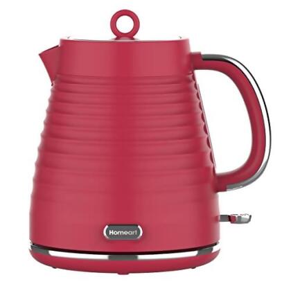 HOMEART RIVA ELECTRIC KETTLE, 1.7L, HPKR4 - RED - Open Box alternate image