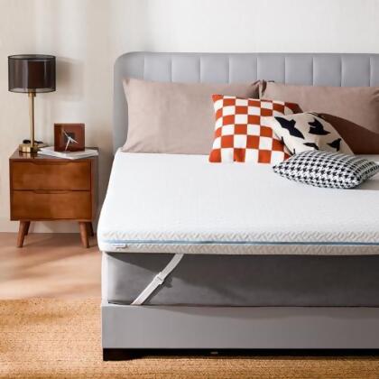 Dreamsmith 3 Inch Memory Foam Mattress Topper Full DSMTF3 - White - Open Box alternate image