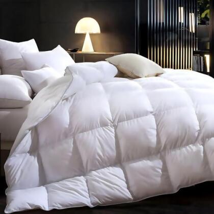 RIFENS 3D BAFFLE REAL DOWN COMFORTER 750 FILL-POWER ULTRA-SOFT FULL - WHITE - Open Box alternate image