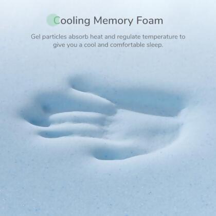 Novilla 2 Inch Twin Memory Foam Mattress Topper Ultra Soft Mattress Topper - Open Box alternate image
