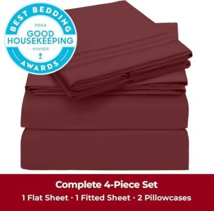 Mellanni Queen Sheets Set - 4 PC Iconic Collection Bedding - Hotel Luxury - Open Box alternate image