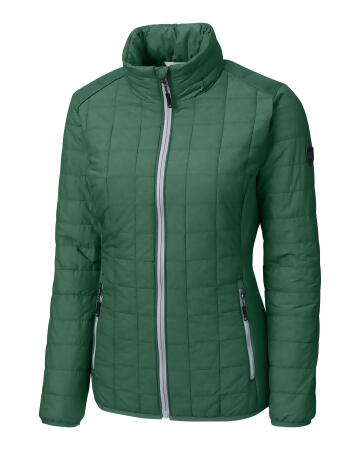 Cutter & Buck Rainier PrimaLoft® Womens Eco Insulated Full Zip Puffer Jacket 