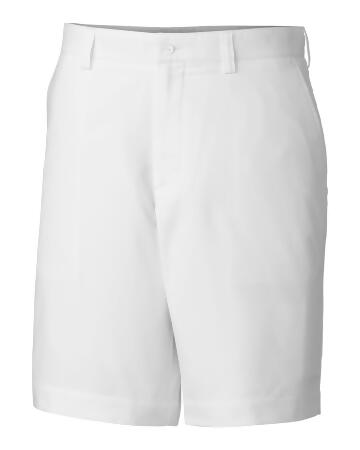 Cutter & Buck Men's Big & Tall White Bainbridge Flat Front Short