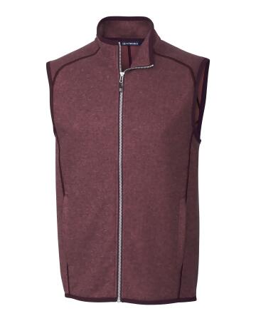 Cutter & Buck Mainsail Sweater-Knit Mens Full Zip Vest 