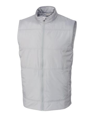 Cutter & Buck Stealth Hybrid Quilted Mens Big and Tall Windbreaker Vest 