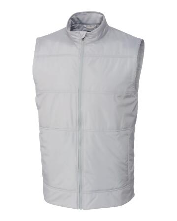 Cutter & Buck Stealth Hybrid Quilted Mens Windbreaker Vest 