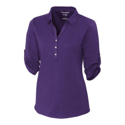 Cutter & Buck Ladies' Elbow-Sleeve Thrive Polo Shirt 