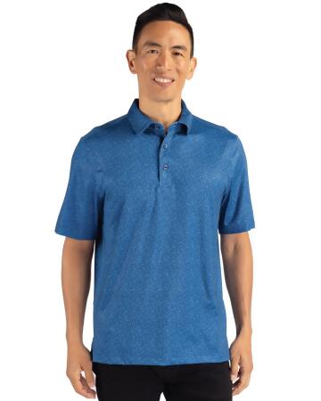 Cutter & Buck Pike Micro Floral Print Stretch Mens Polo Shirt alternate image