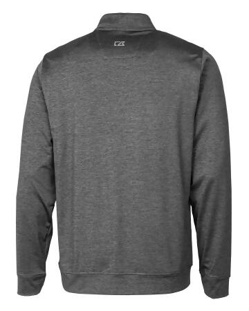 Cutter & Buck Stealth Heathered Quarter Zip Mens Pullover Jacket alternate image