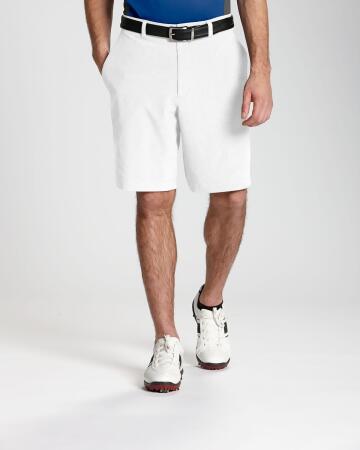Cutter & Buck Men's Big & Tall White Bainbridge Flat Front Short alternate image
