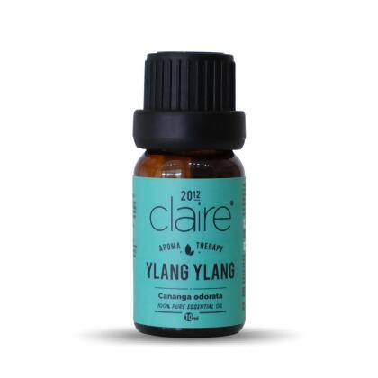 Claire Organics Ylang Ylang Pure Essential Oil (10ml) 