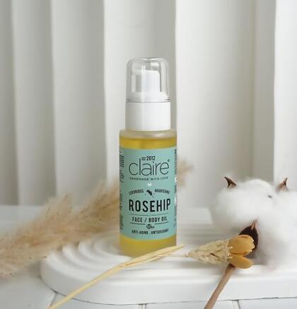 Claire Organics Rosehips Face and Body Oil 