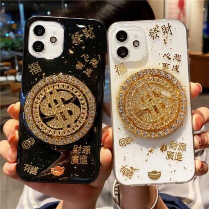 轉錢發財旋轉錢多多 適用iPhone的手機殼 