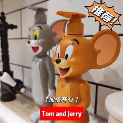 湯姆貓與傑利鼠洗手液分裝瓶 