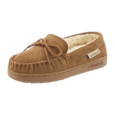 Bearpaw Casual Slippers Boys Moc II TPR Rubber Outsole Lace 1295Y 