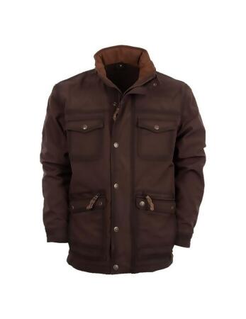 StS Ranchwear Western Jacket Boys Brazos II Zip Brown STS9383