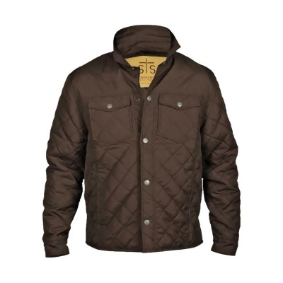 StS Ranchwear Western Jacket Mens Quilted Cassidy Chocolate STS9773 