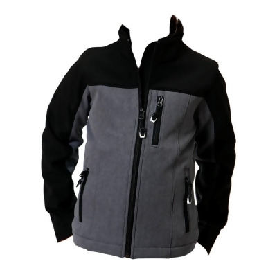 Roper Western Jacket Girls Fleece Zip Gray 03-298-0780-6142 GY 