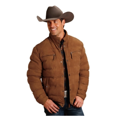 Stetson Western Jacket Mens Leather Caramel 11-097-0539-6633 TA 