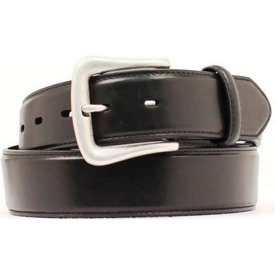 Nocona Western Belt Mens Smooth Leather Basic Stitched Black N2450001 