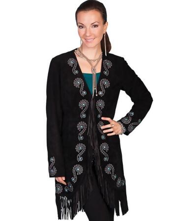 Scully embroidered hotsell western jacket