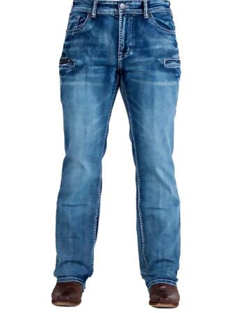 B. Tuff Western Jeans Mens Casey II Bootcut Mid Rise Med MCASII