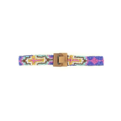 Nocona Western Belt Girls Stretch Beads Cross Purple N4434616 