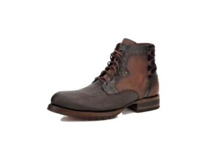 Corral Fashion Boots Mens Shark Round Toe Stud Lace Black C3327