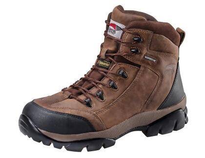 Avenger Work Boots Mens Waterproof Composite Toe Lace Up Brown 7264
