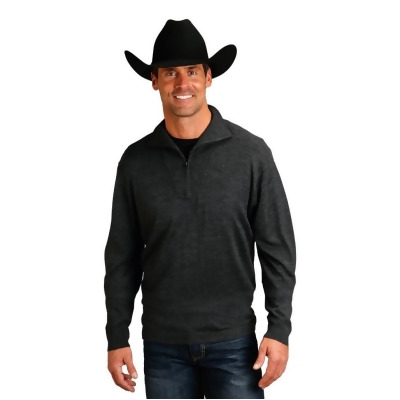 Stetson Western Sweater Mens Wool Knit Gray 11-014-0120-6065 GY 