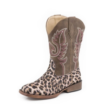 Roper Western Boots Girls Synthetic Pink 09-018-1901-2565 PI 