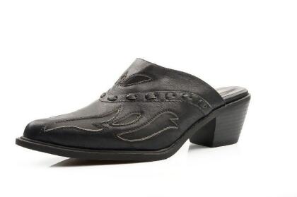 Roper Casual Shoes Womens Lace Mules Black 09-021-1555-0338 BL 