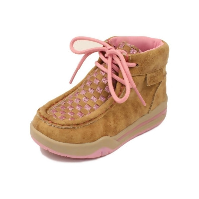Twister Casual Shoes Girls Lauren Chukka Glitter Lace Tan 446000708 
