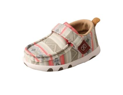 HOOey Casual Shoes Girls Loper Hook & Loop Pink Multi IHYC002 