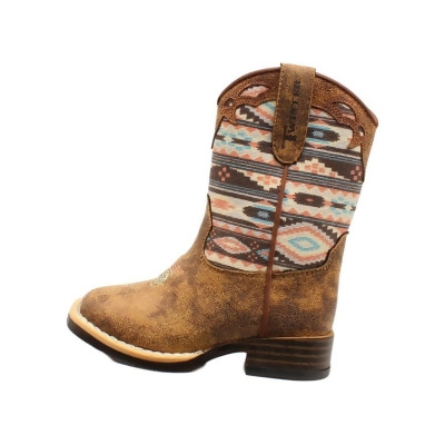 Twister Western Boots Girls Magan Zipper TPR Outsole Multi 443001502 
