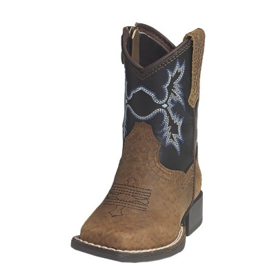 Ariat Western Boots Boy Tombstone Lil Stompers Medium Brown A441000544 
